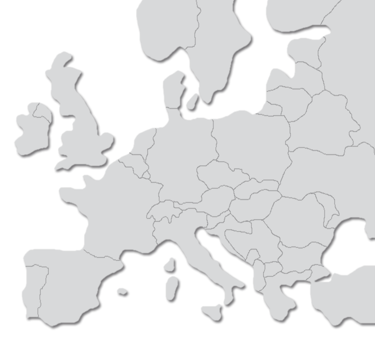 Karte mit den Städten
